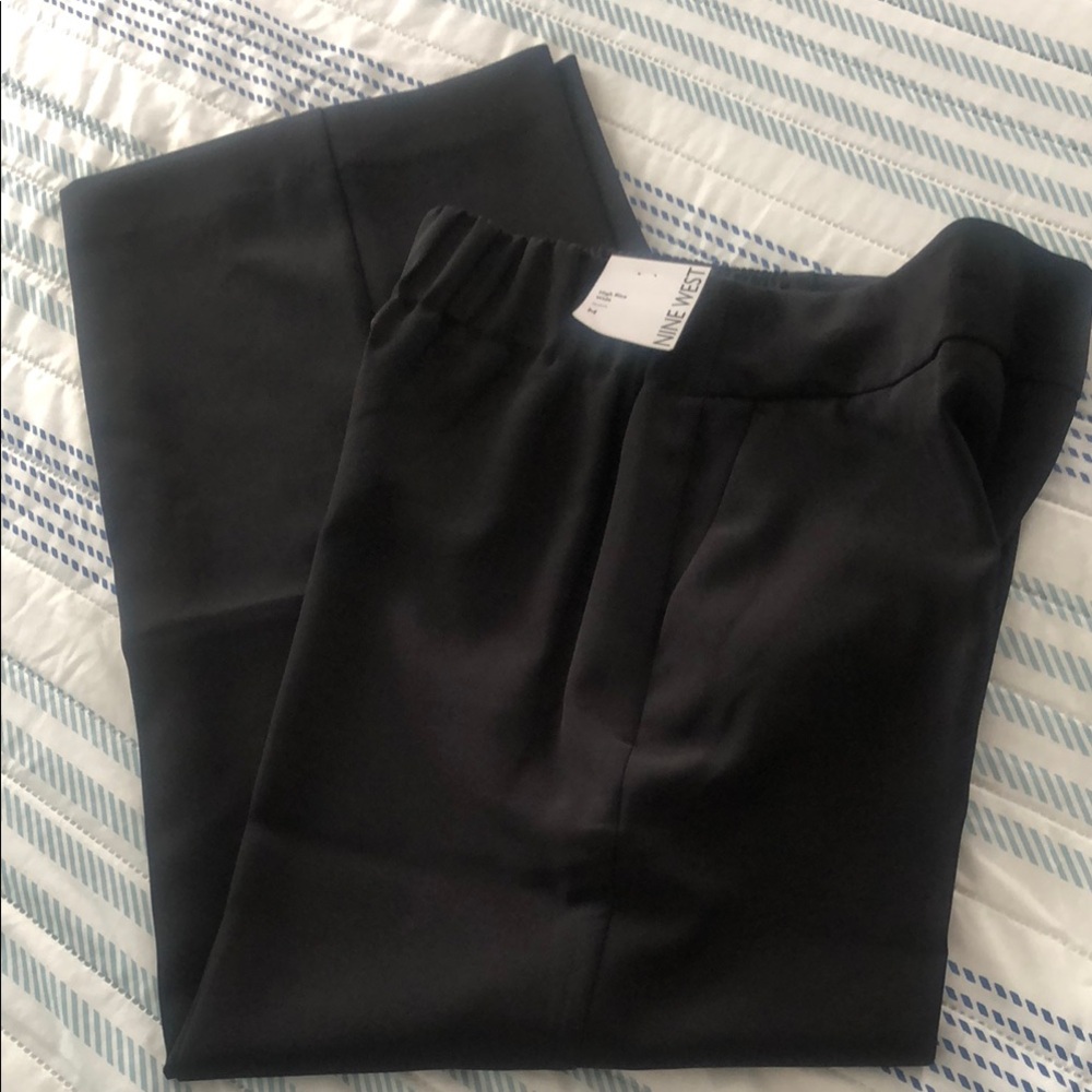Nine West Black Wide Leg Pants
